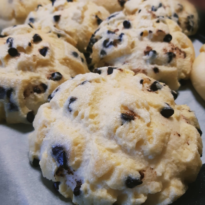 短時間◎ふわふわ◎チョコチップメロンパン